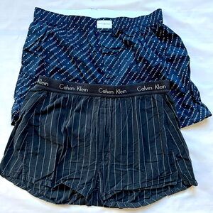 Calvin Klein 36 Blk stripes Tommy Hilfiger monogram Boxer Shorts Set 100% cotton